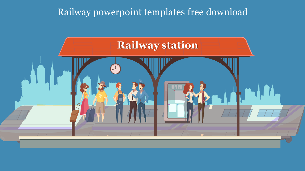 railway PowerPoint templates free download